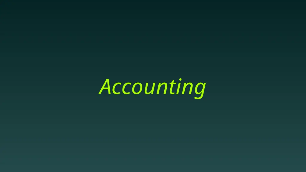 Accounting Software Development