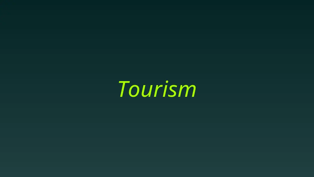 Tourism Technology Solutions